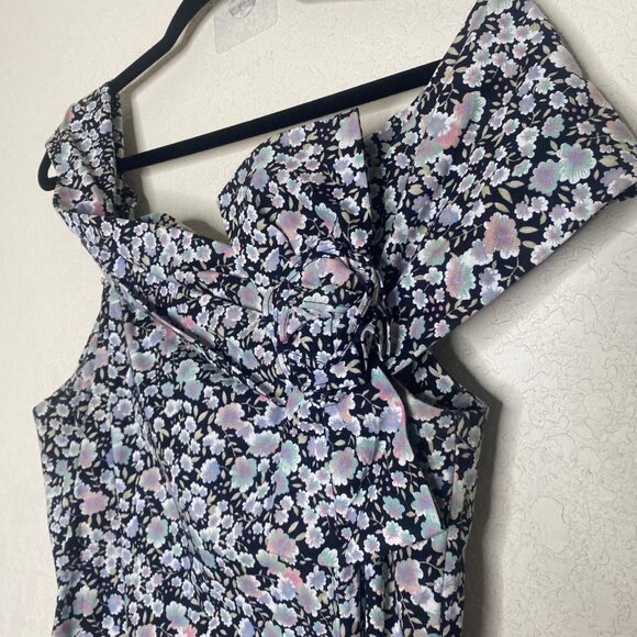 Vintage Jessica McClintock Gunne Sax Maxi Dress Size 13/14 Floral USA‎ - Picture 5 of 7